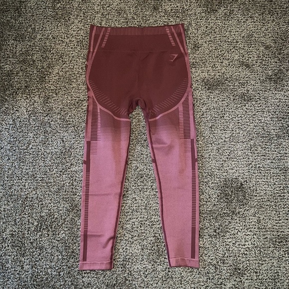 Gymshark Pants - Gymshark Burgundy Leggings